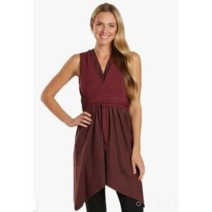 Everyday Yoga NEW Workout Dress Medium Cheetah Wrap Stretch‎ Tencel Fitness